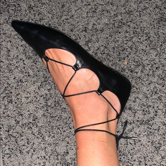 TopShop Kingdom Ghillie leather flats - Picture 8 of 9